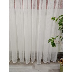 nokta desenli sakallı tül perde