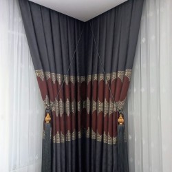 fon perde osmanlı desen tarçın