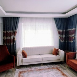 fon perde osmanlı desen tarçın